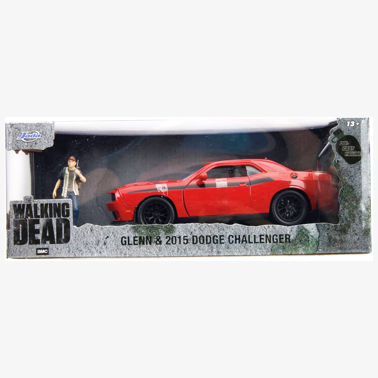 Jada The Walking Dead Glenn y Dodge Challenger 2015