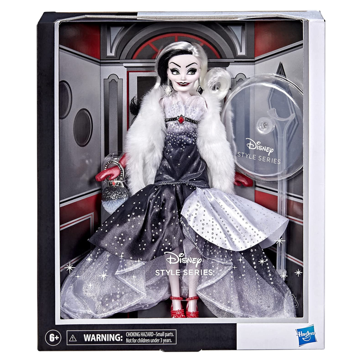 Cruella De Vil Muñeca Fashion para Coleccionistas caja maltratada