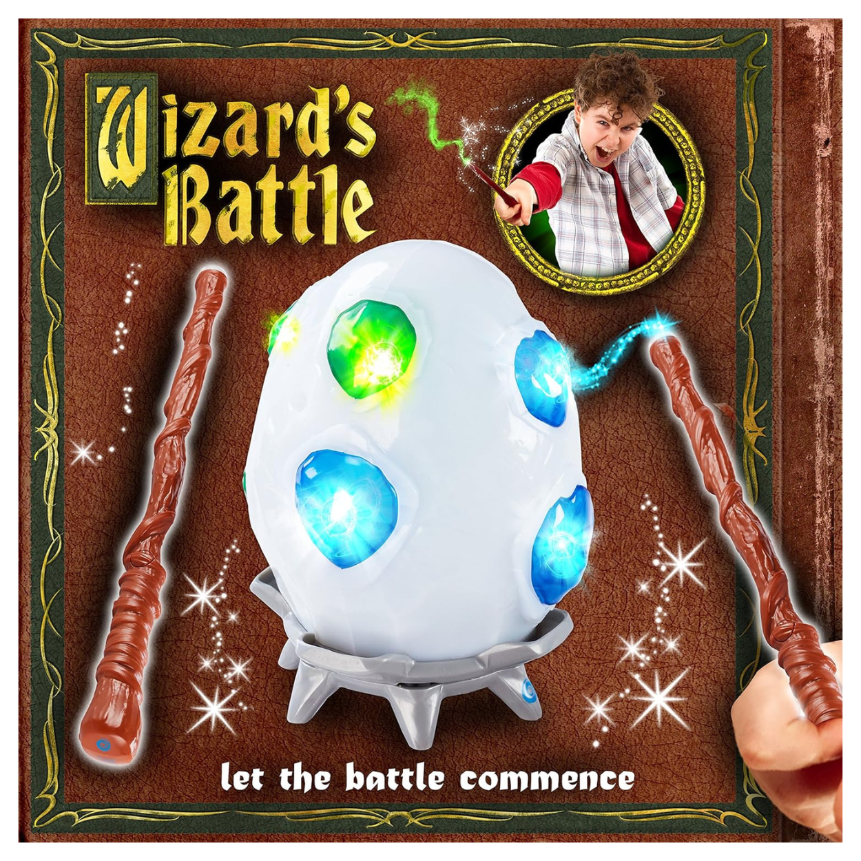 Juego Batalla De Magos Con Dos Varitas Mágicas