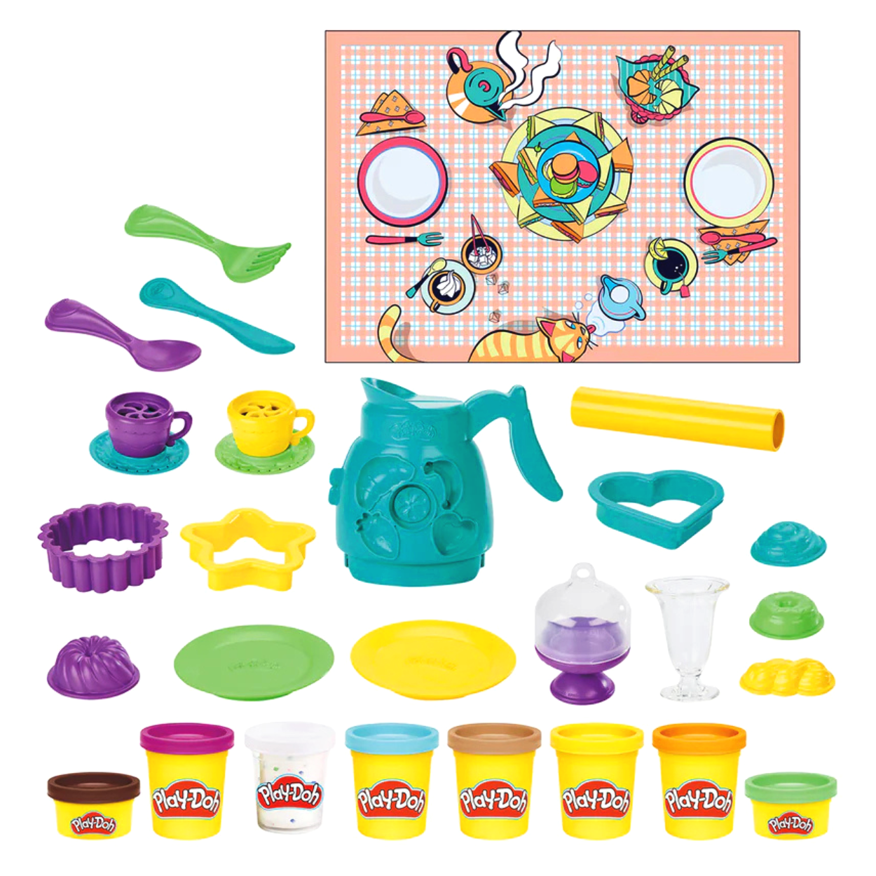 Play Doh Set de Fiesta de Té y Café