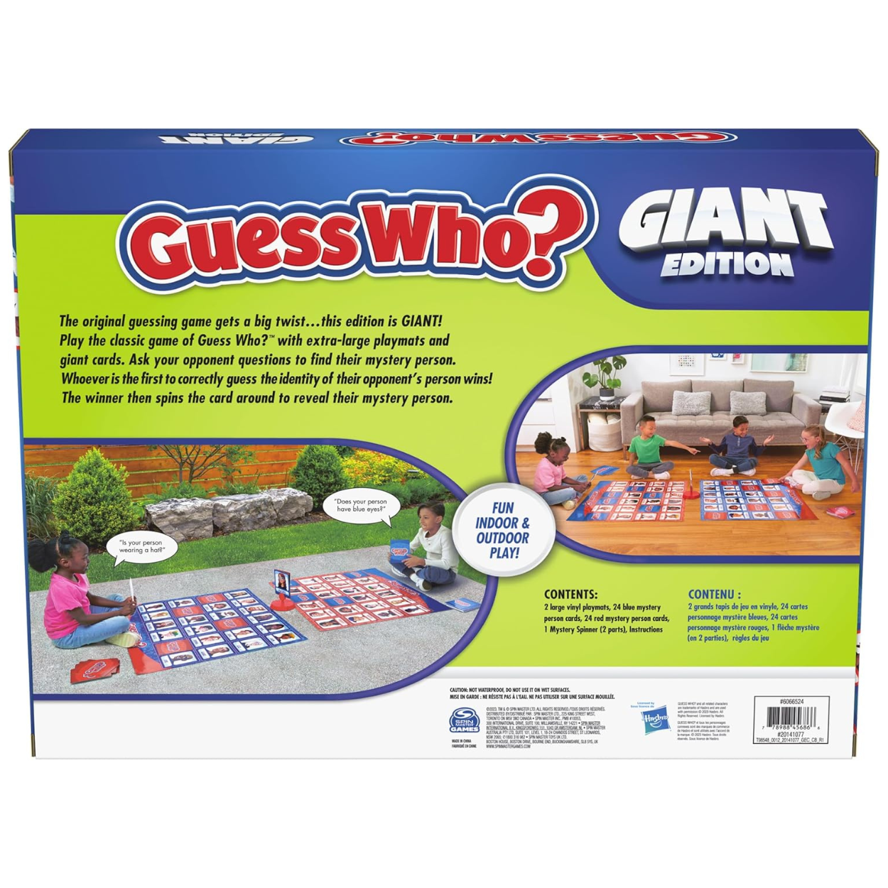 Adivina quién edición gigante.