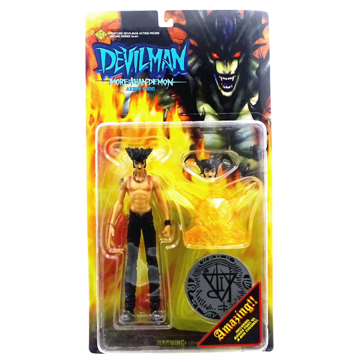 Devilman Figura de acción Akira Fudo con accesorios