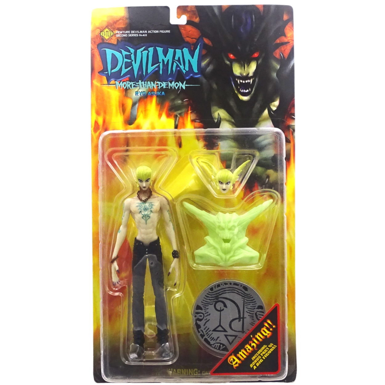 Devilman Figura de acción Ryo Asuka con accesorios