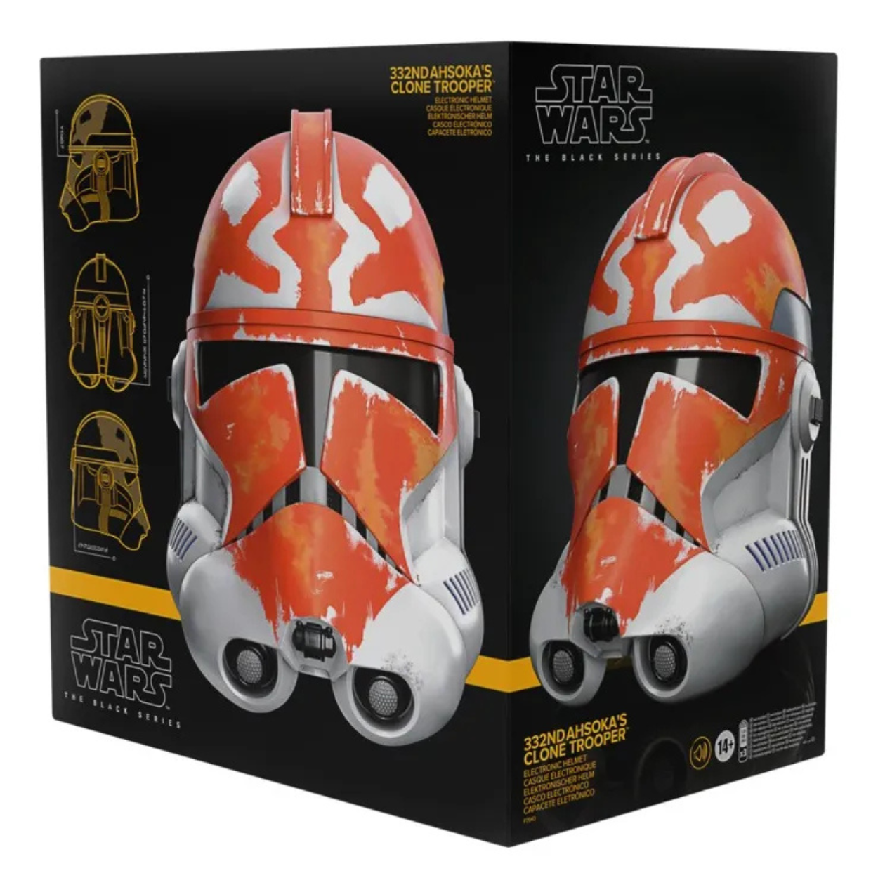 Star Wars Black Series Casco Clone Tropper Escuadrón 332 con sonidos