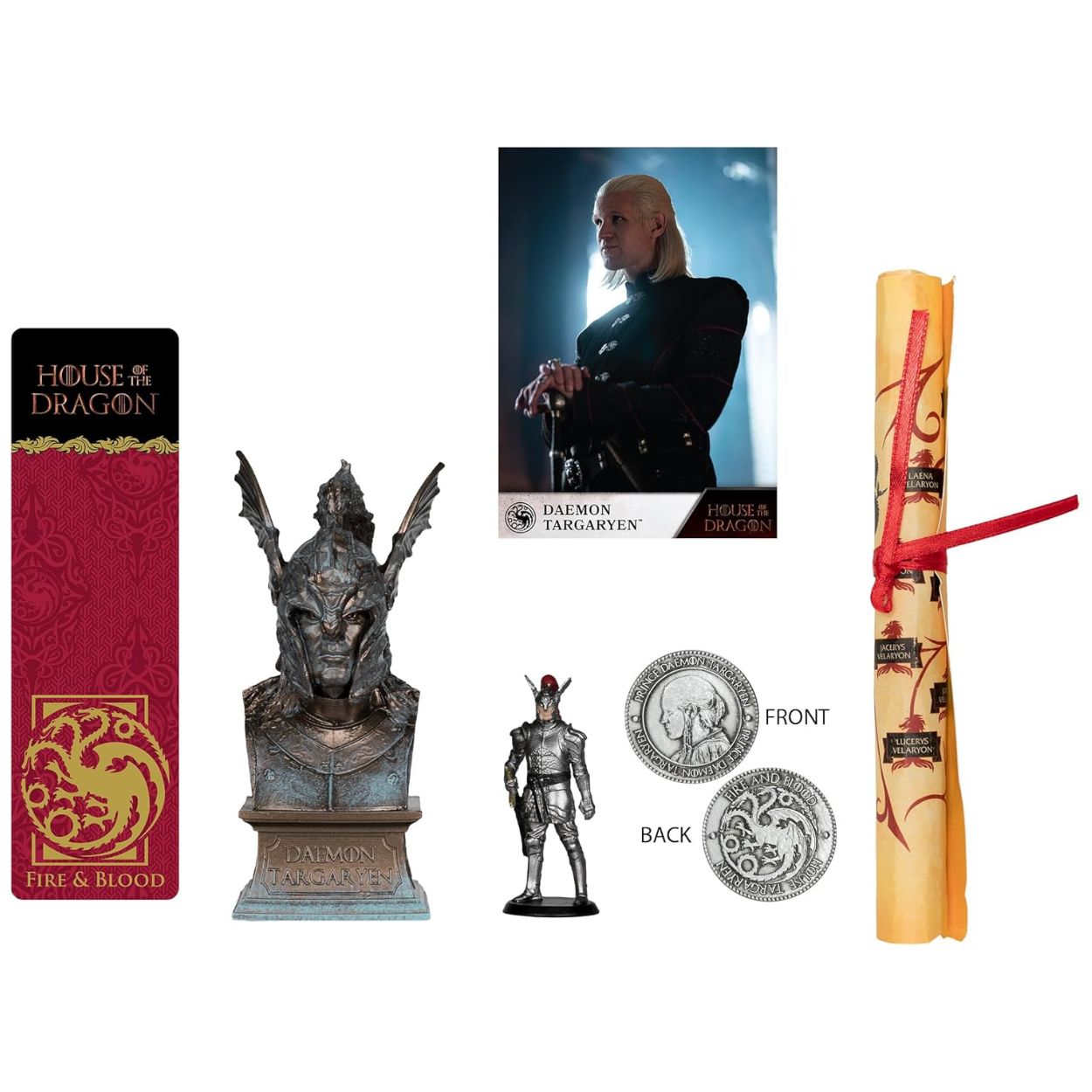 McFarlane toys Caja de colección de Daemon Targaryen (Casa del Dragón).