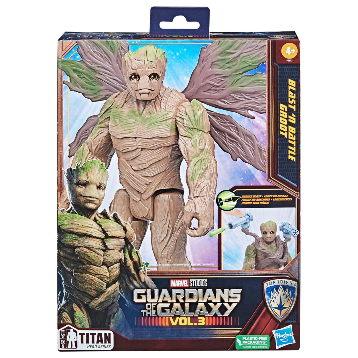 Marvel Guardians Of The Galaxy Prime Groot Figura de Acción.