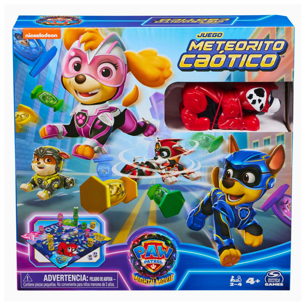 Paw Patrol Meteoríto caótico juego de mesa Spin Master.