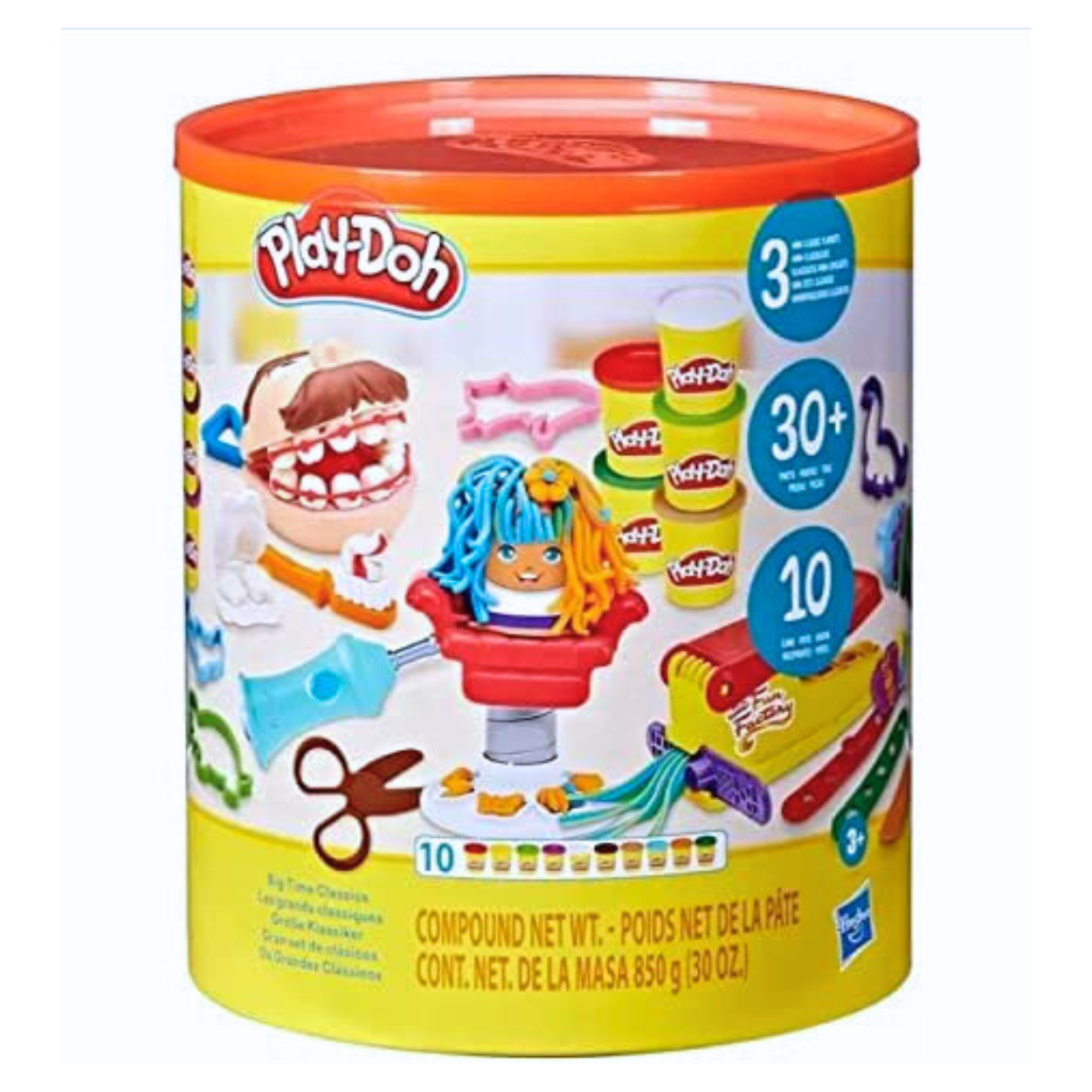 Play Doh Set de Grandes Clásicos Dentista Bromista Fábrica de la Diversión y Cortes Divertidos