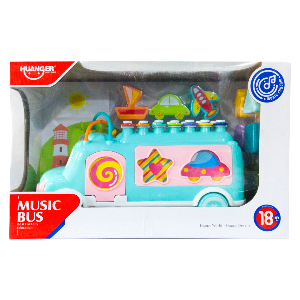 Autobús Musical Para Bebés con accesorios