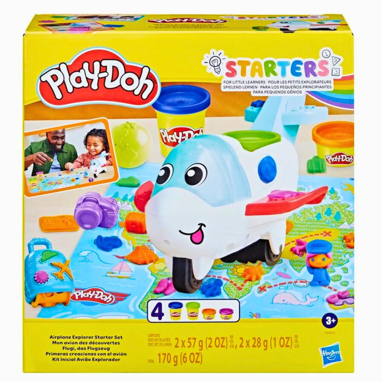 Play Doh Starters Primeras creaciones con el avión set de masilla moldeable
