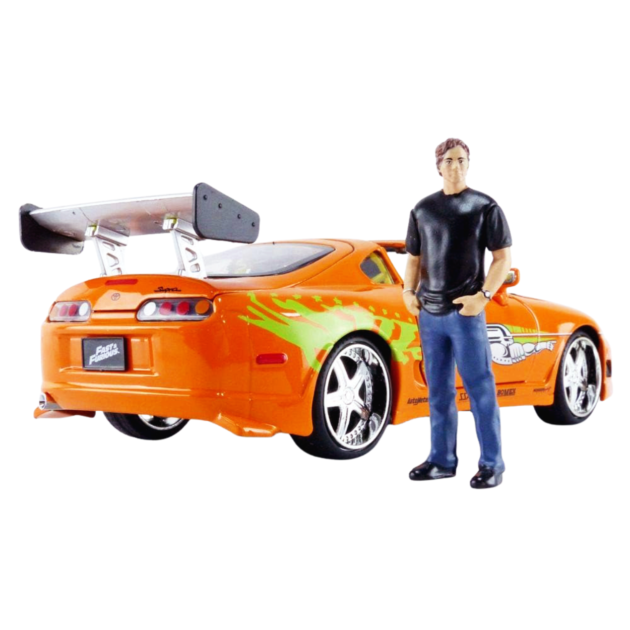 Jada Rápido y Furioso Brian y Toyota Supra escala 1:24