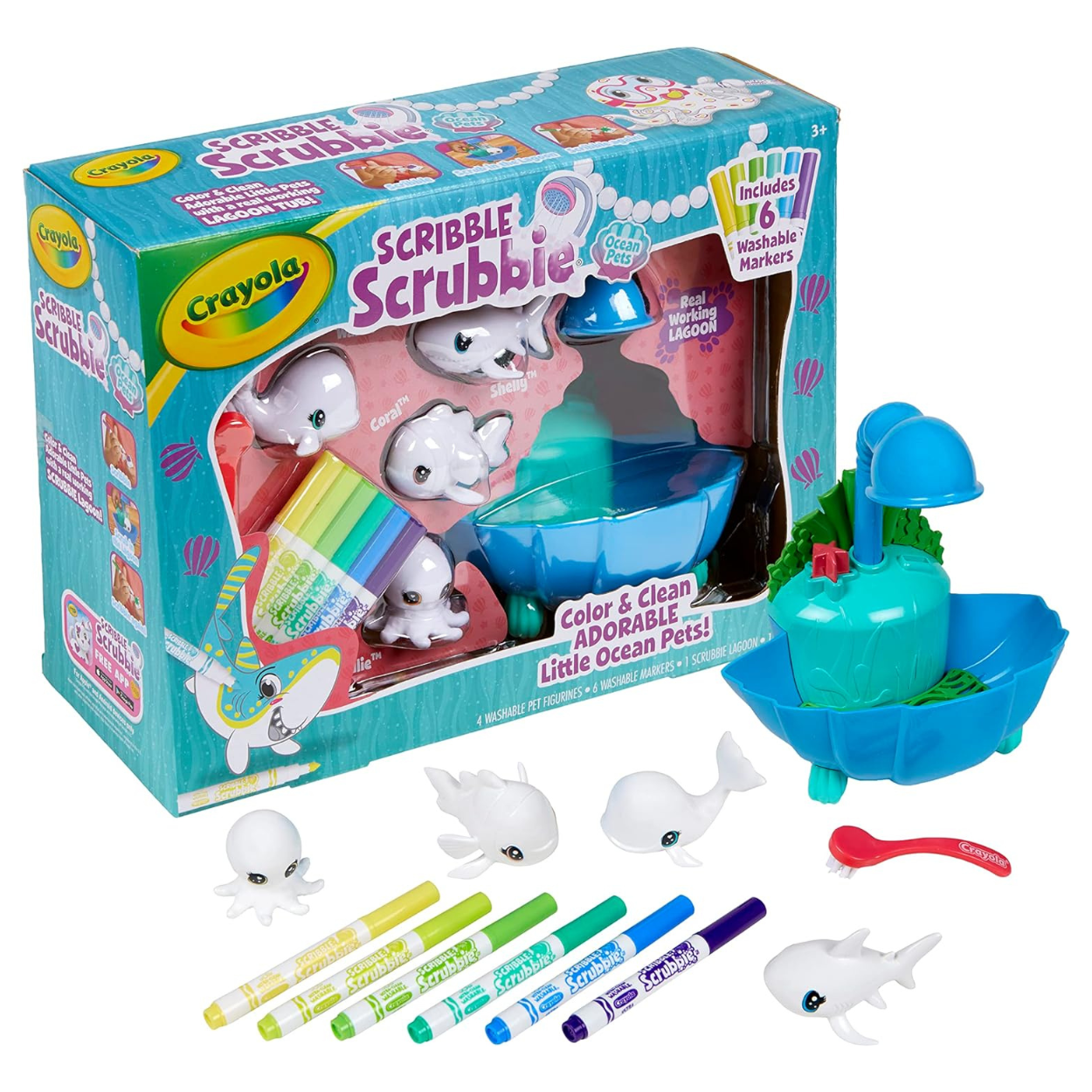 Crayola Scribble Scrubbie Garabatos Exploradores del Oceano