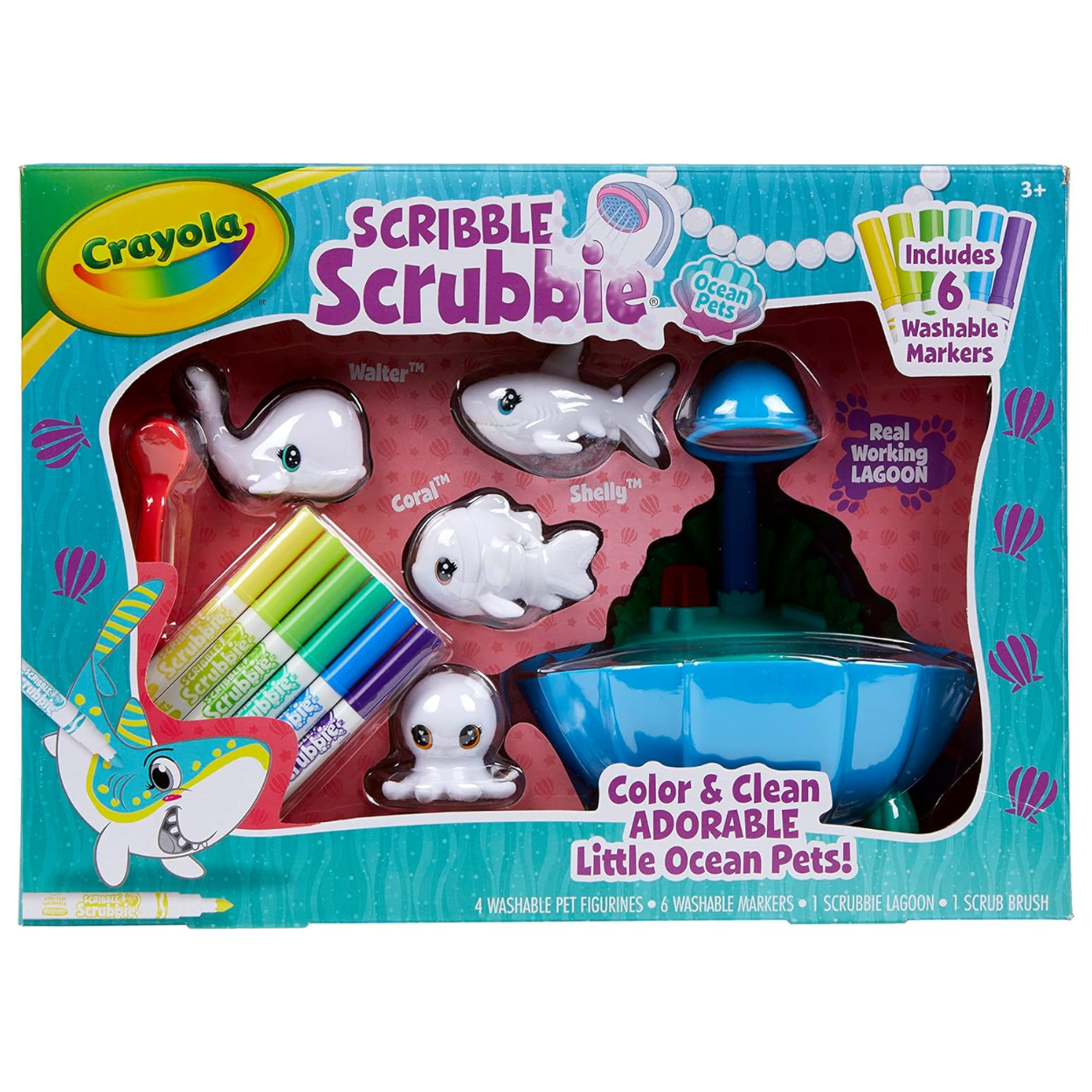 Crayola Scribble Scrubbie Garabatos Exploradores del Oceano