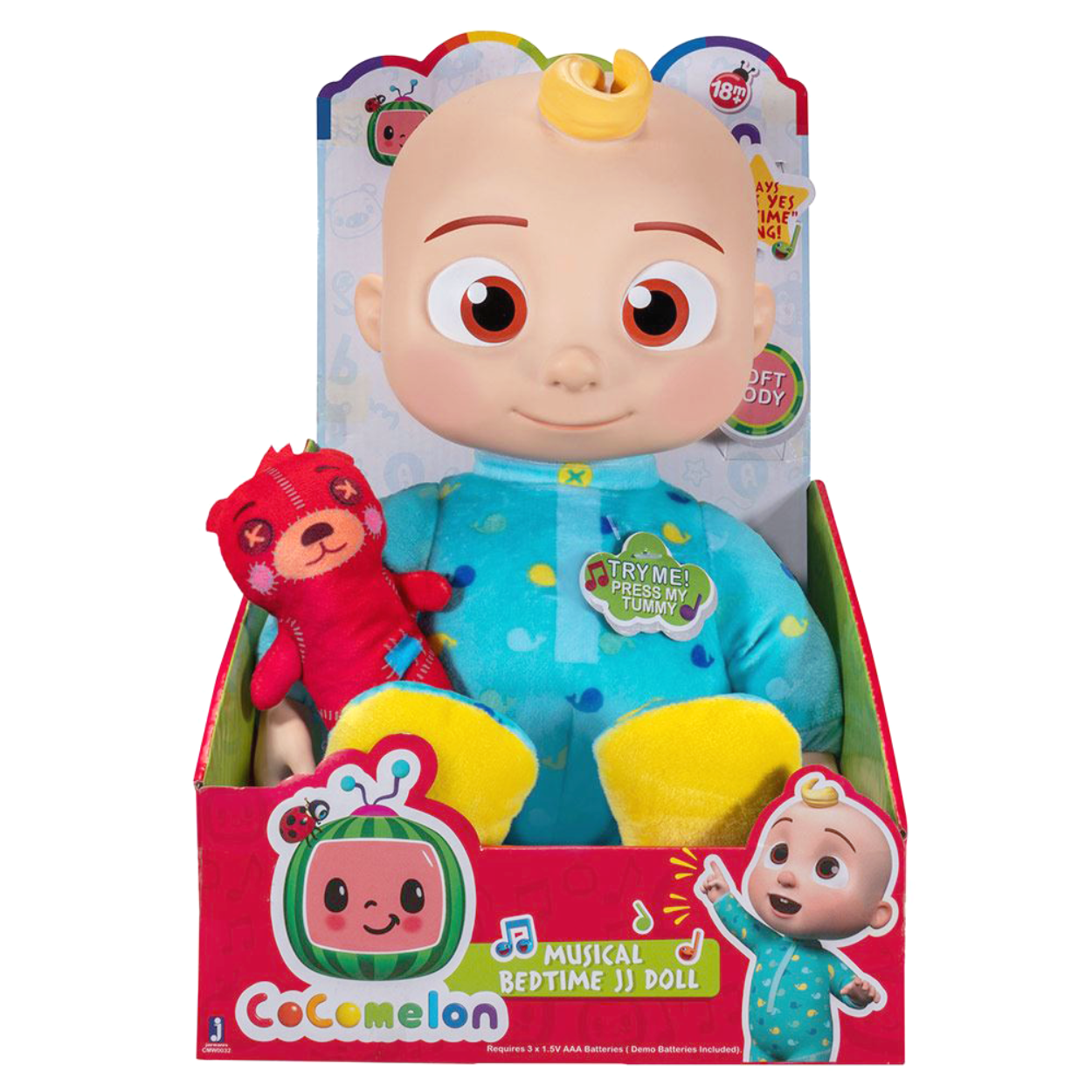 Cocomelon Muñeco Jj Soft, Con Sonido Y Frases