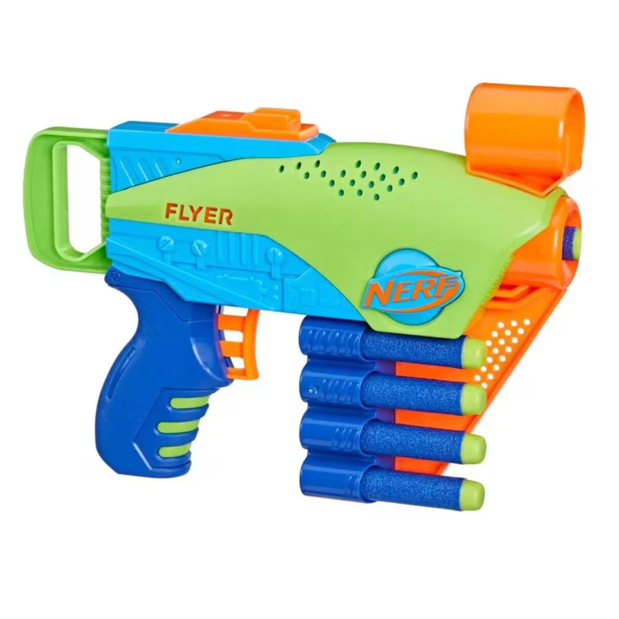 Nerf Elite Jr Flyer Lanzador de dardos para niños