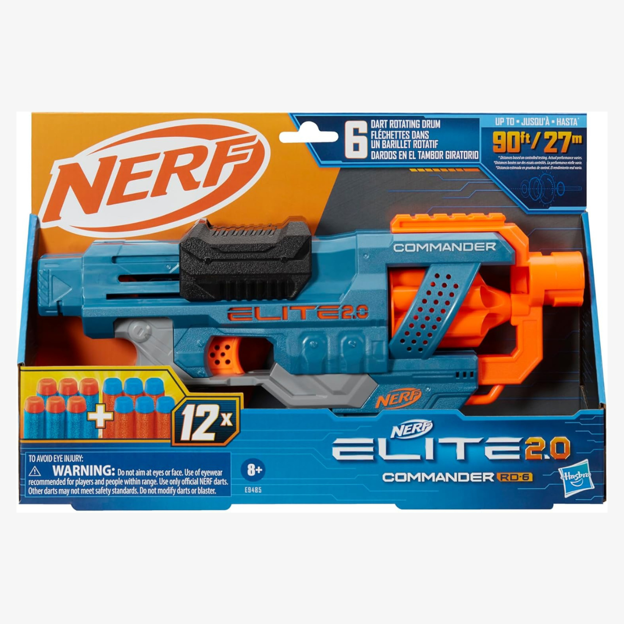Nerf Commander RD 6 lanzador de dardos
