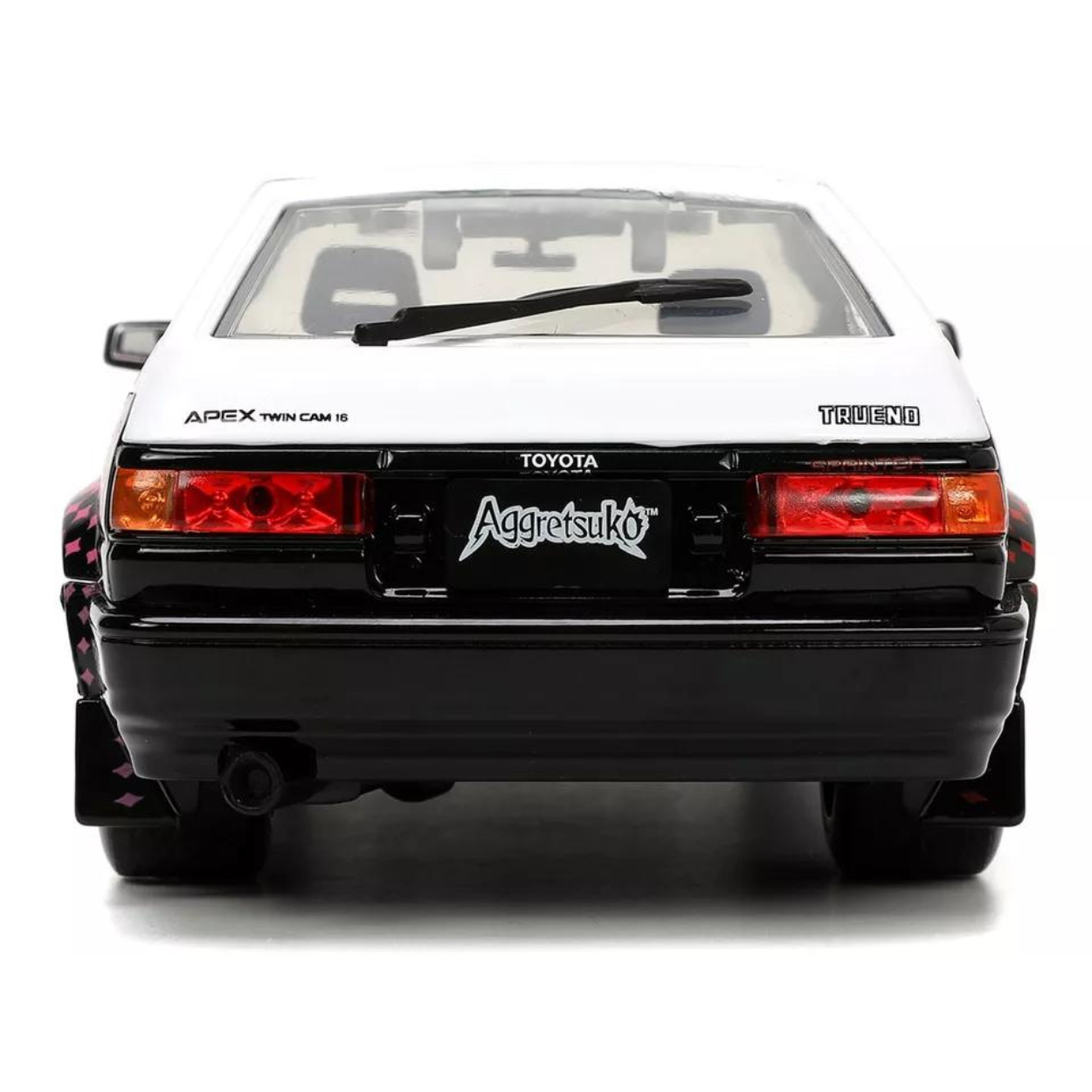 Jada Aggretsuko & 1986 Toyota Trueno Ae86 Escala 1:24