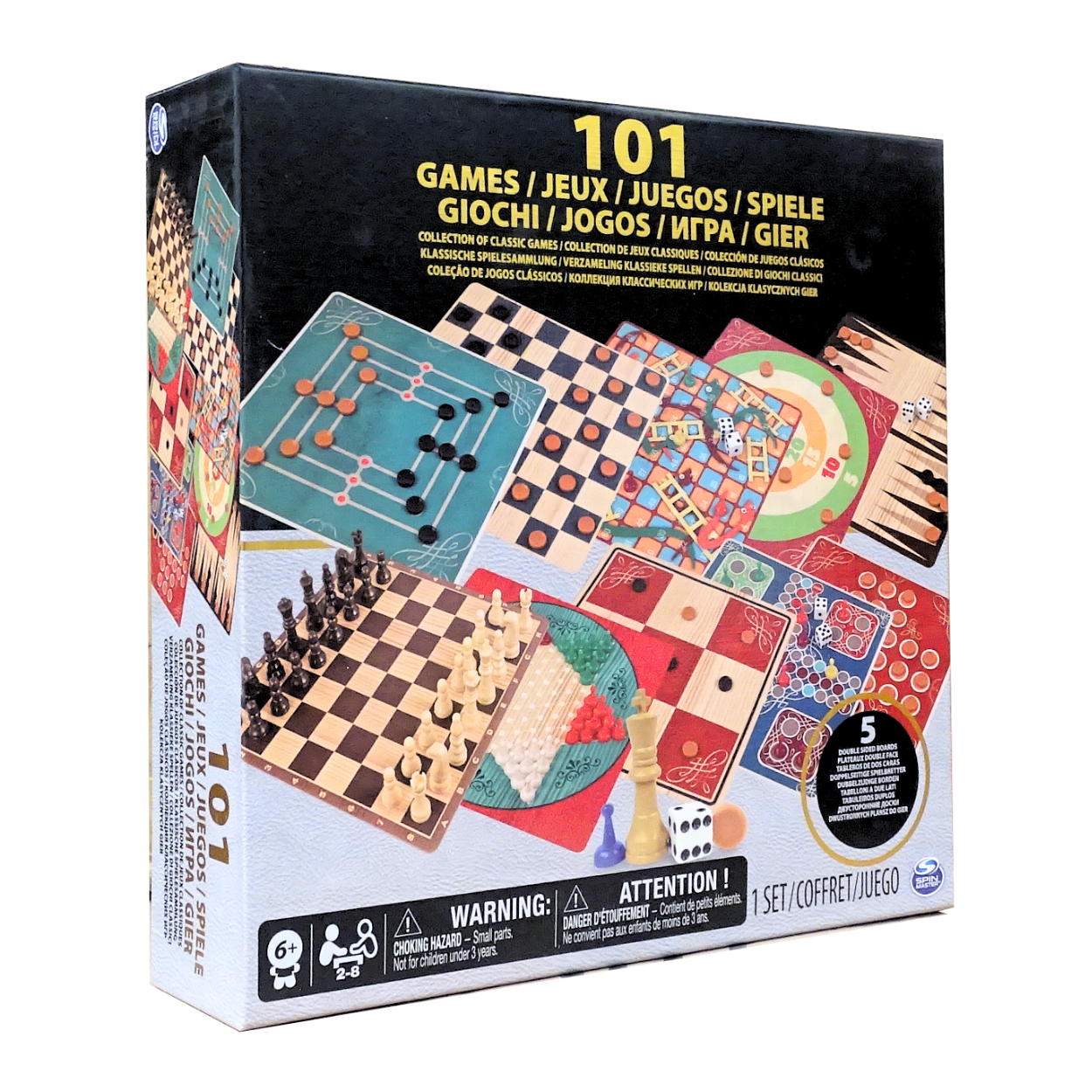 101 juegos de mesa de Spin Master.