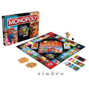 Monopoly Super Mario Bros la película juego de mesa.