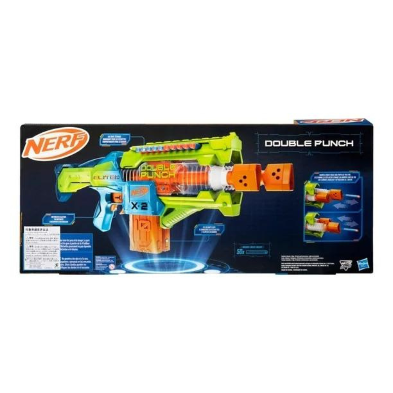 Nerf Elite 2.0 Double Punch Lanzador de dardos