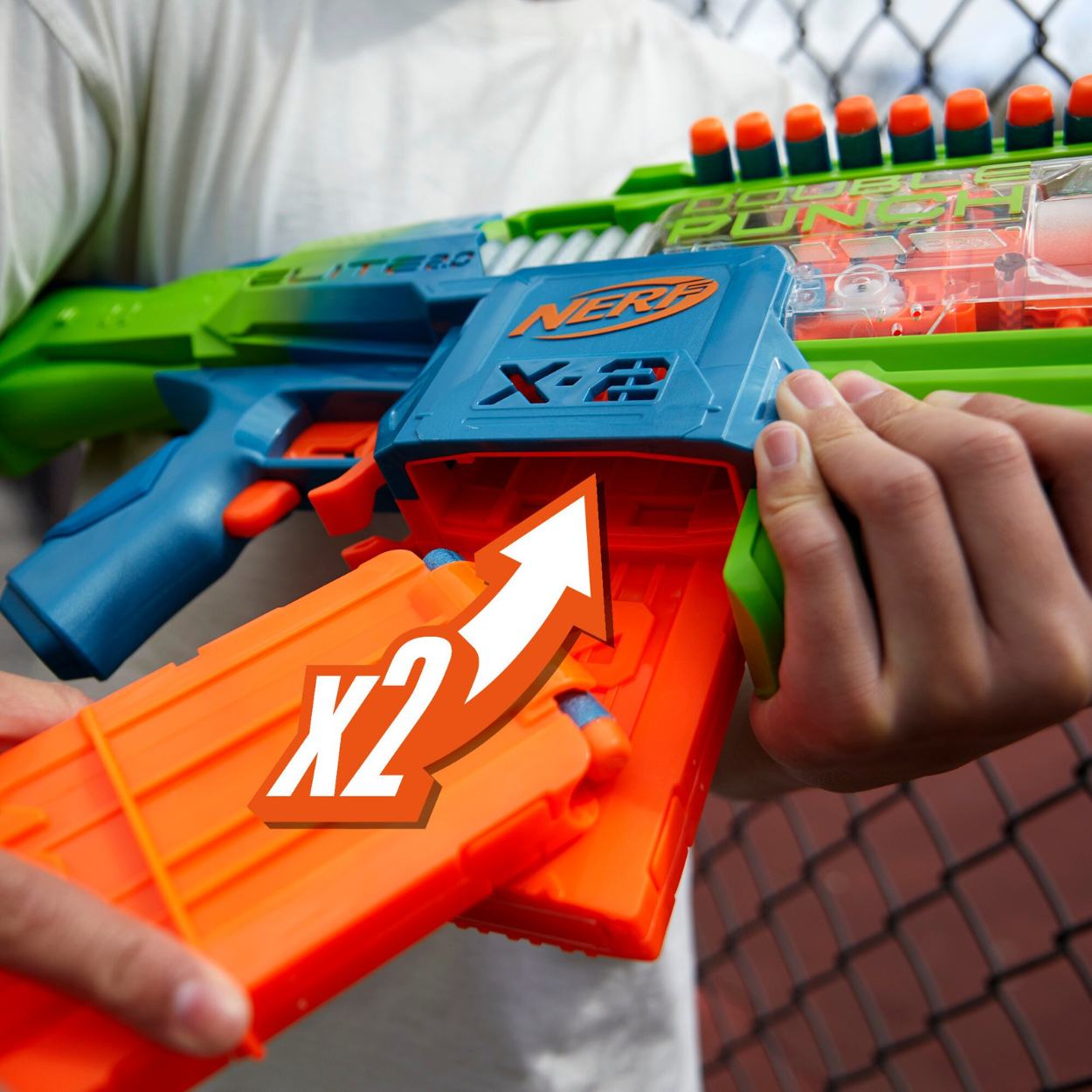 Nerf Elite 2.0 Double Punch Lanzador de dardos