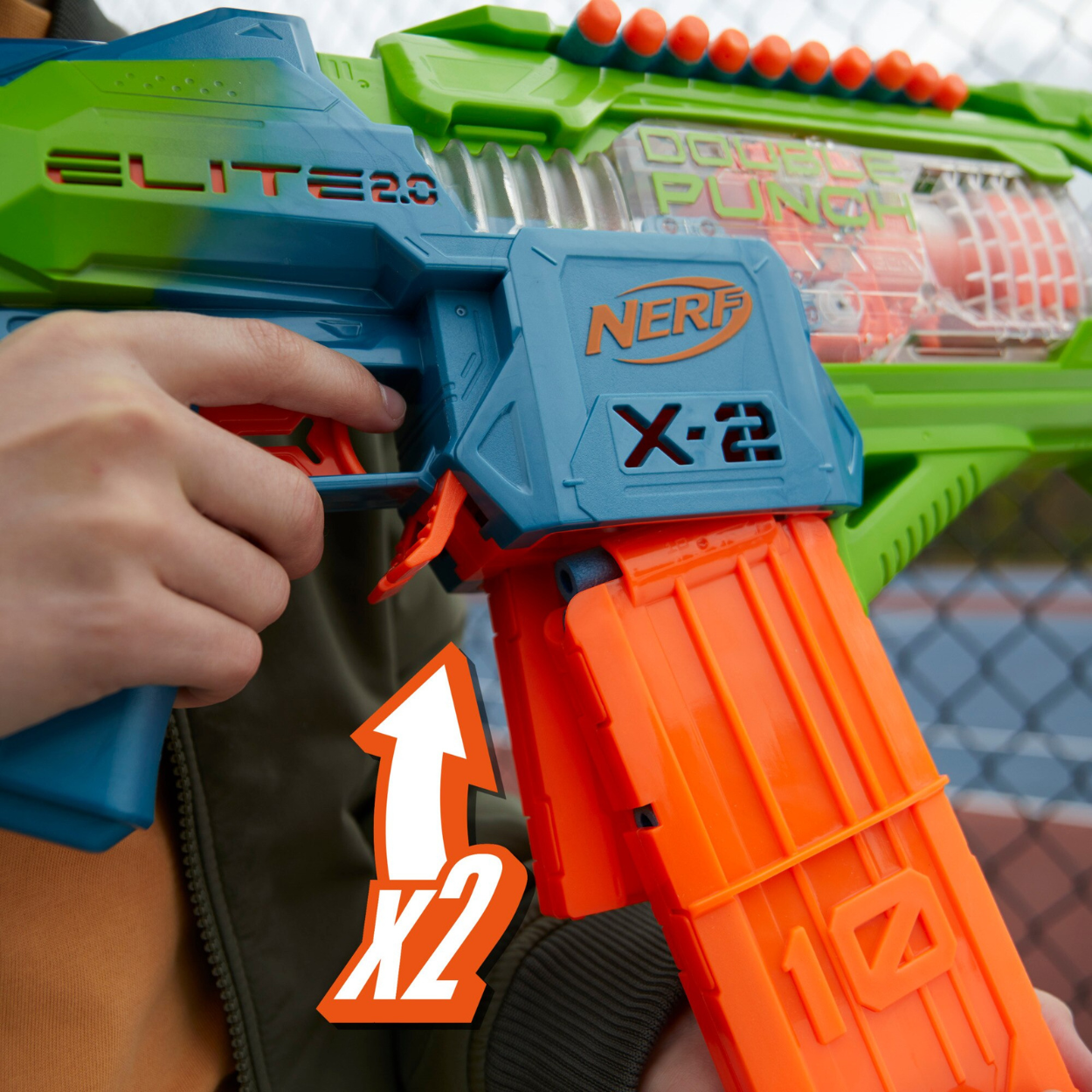 Nerf Elite 2.0 Double Punch Lanzador de dardos