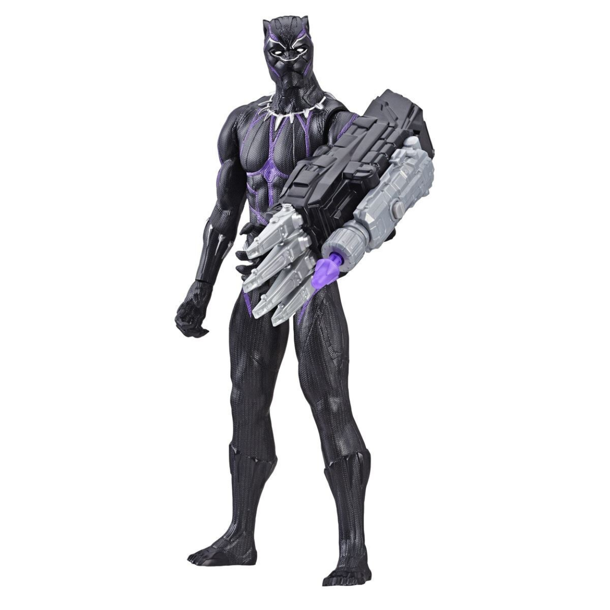 Figura Black Panther Titan Hero Power Fx Con Lanzador