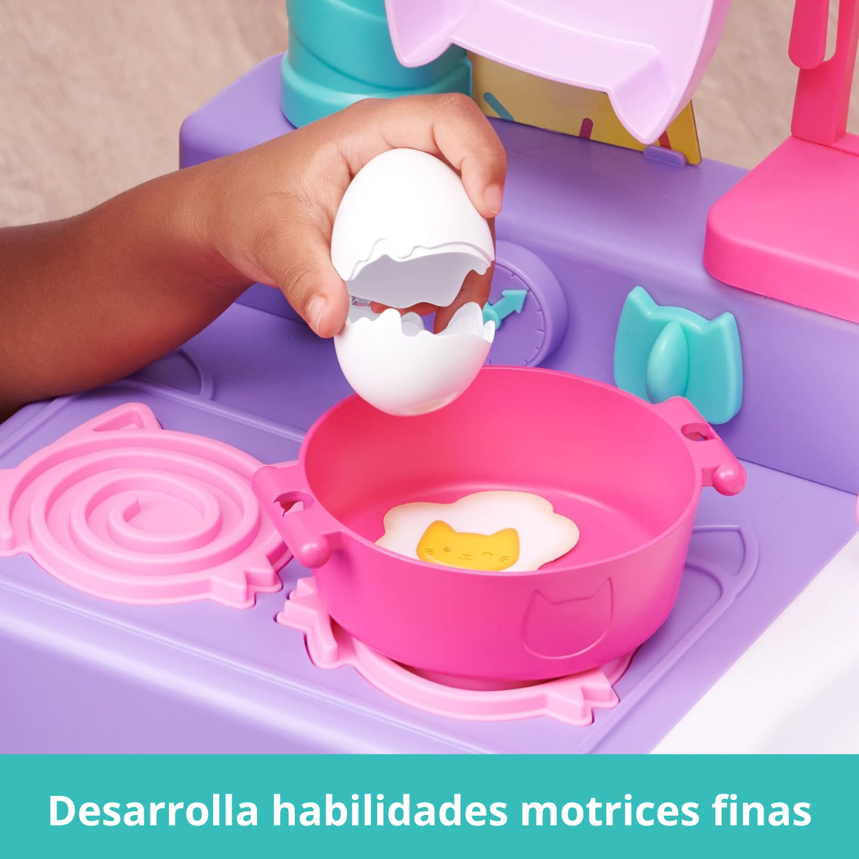 Gabby´s Dollhouse Cocina interactiva de Cakey 92 centímetros de altura.