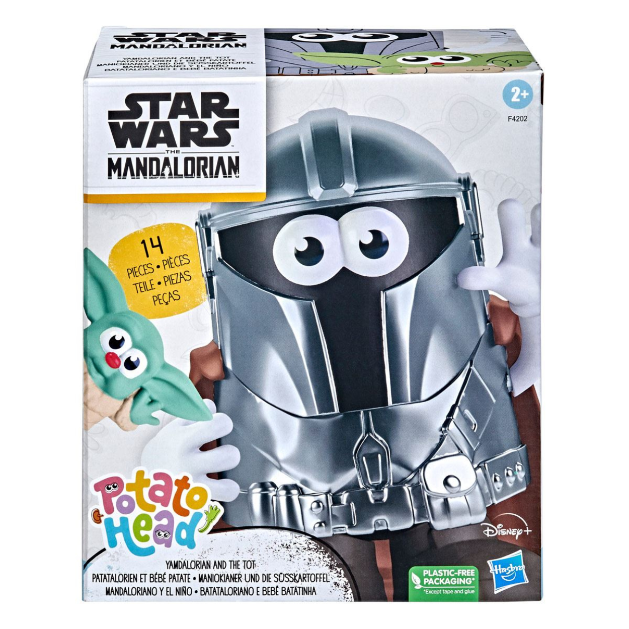 Sr. Cara de papa The Mandalorian Din Jarin y Grogu.