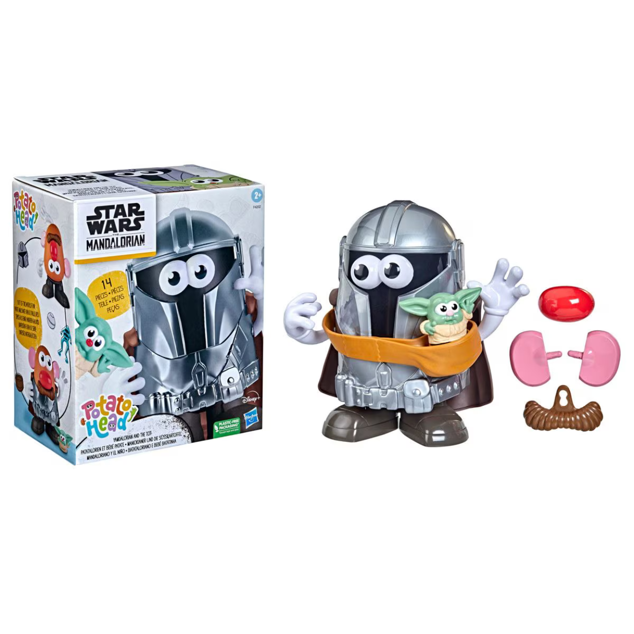 Sr. Cara de papa The Mandalorian Din Jarin y Grogu.