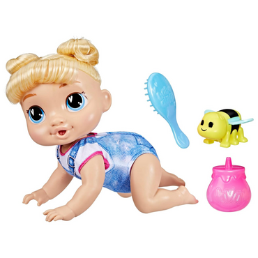 Baby Alive Muñeca Gatea y Juega Harper Hugs
