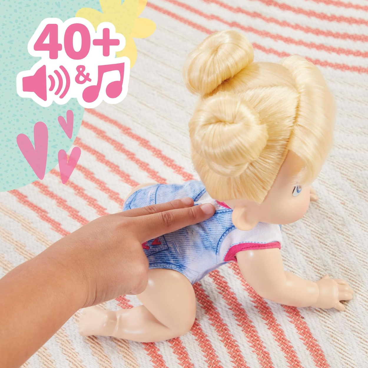 Baby Alive Muñeca Gatea y Juega Harper Hugs