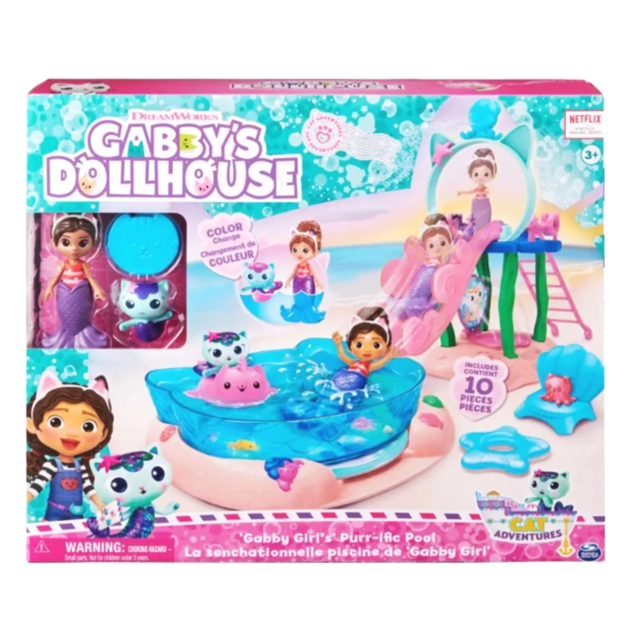 Gabby´s Dollhouse Piscina Sensacional con accesorios.