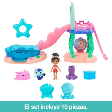 Gabby´s Dollhouse Piscina Sensacional con accesorios.