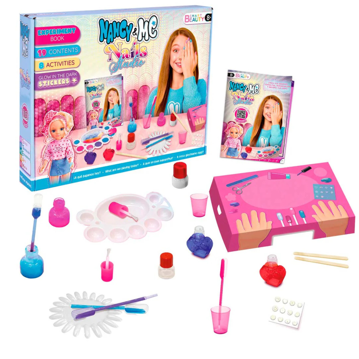 Nancy Nails Studio Set de uñas postizas para niñas