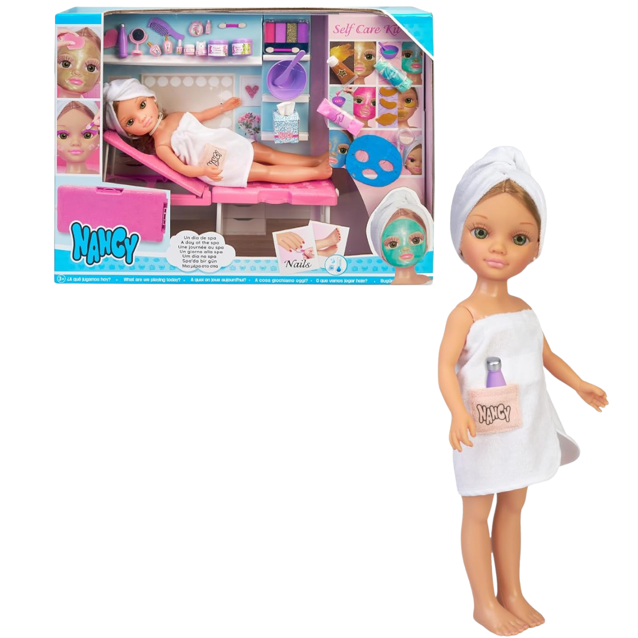 Nancy un día en el Spa Muñeca 42 cm de alto.