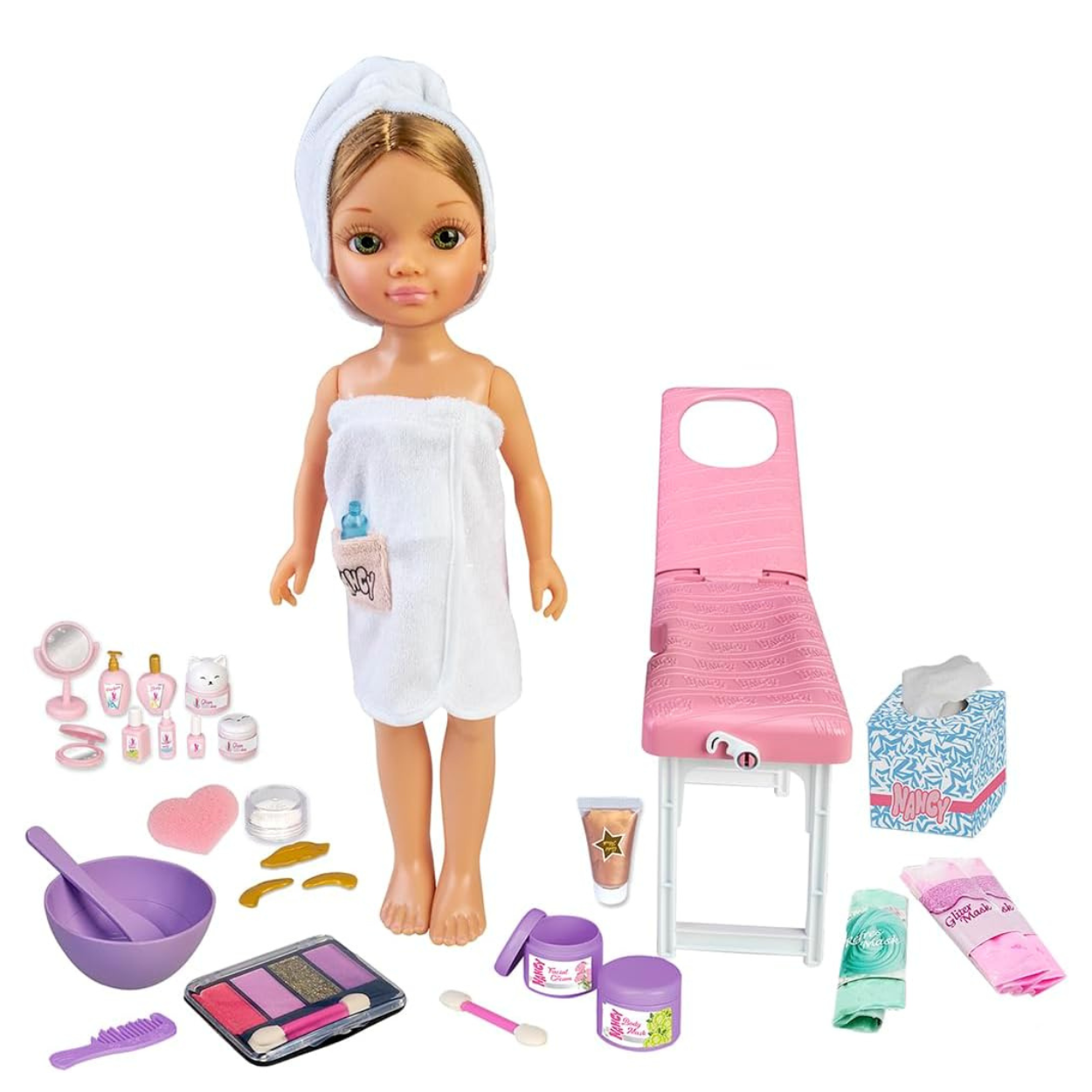 Nancy un día en el Spa Muñeca 42 cm de alto.