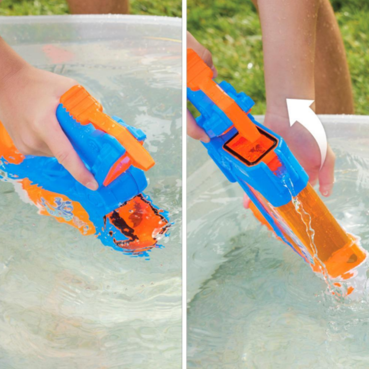 Nerf Super Soaker Flip & Fill Pistola de agua 887 ml