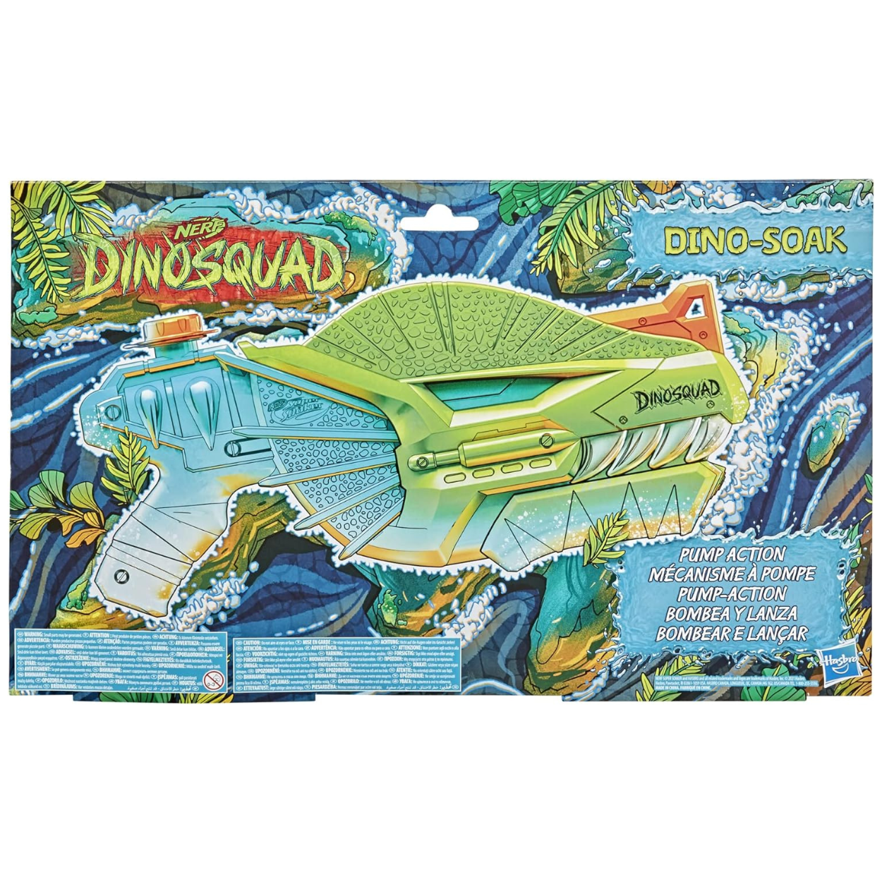 Nerf Dinosquad Dino Soak Pistola de agua 600 ml