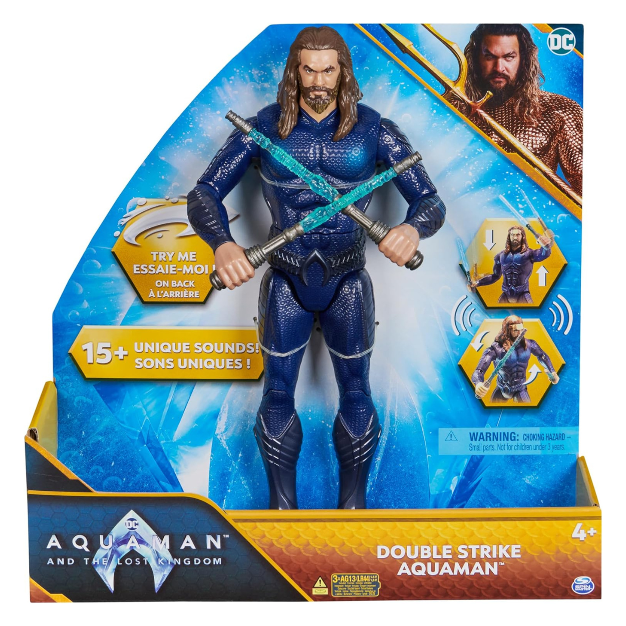 Aquaman y el Reino Perdido Double Strike Figura de acción