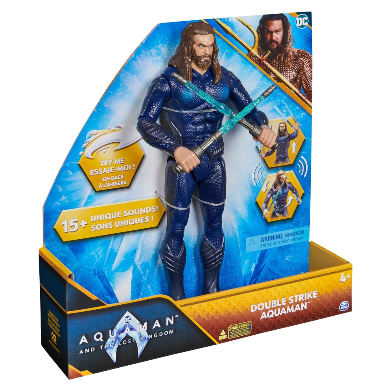 Aquaman y el Reino Perdido Double Strike Figura de acción
