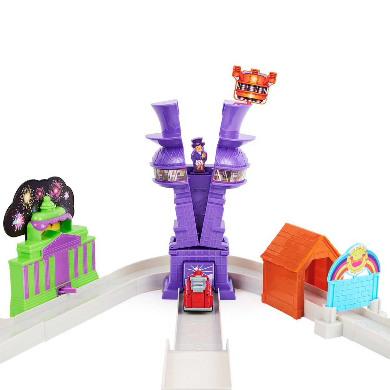 Paw Patrol Set Juego de Rescate en la Ciudad Pista de carreras.