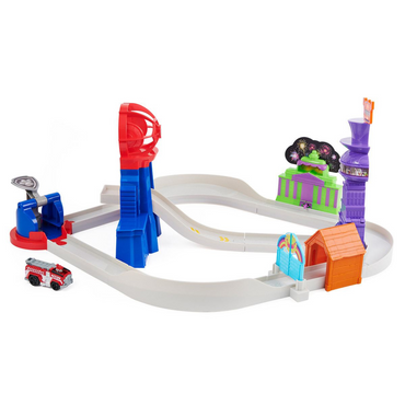 Paw Patrol Set Juego de Rescate en la Ciudad Pista de carreras.