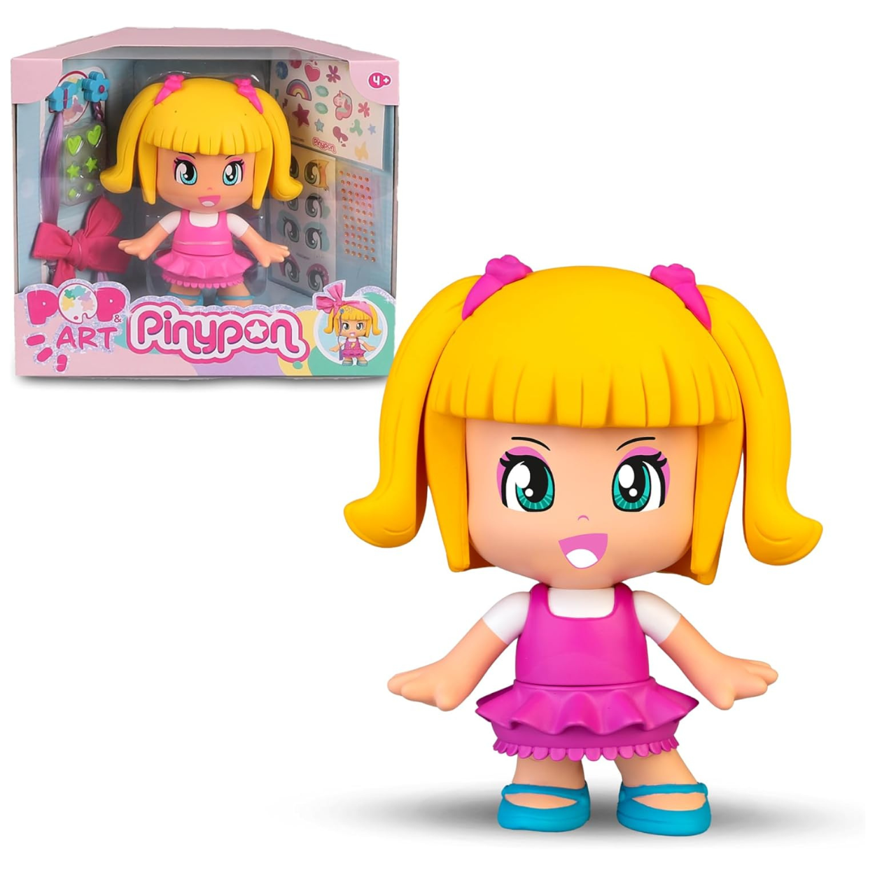 Pinypon Pop Art Muñeca para Decorar Famosa