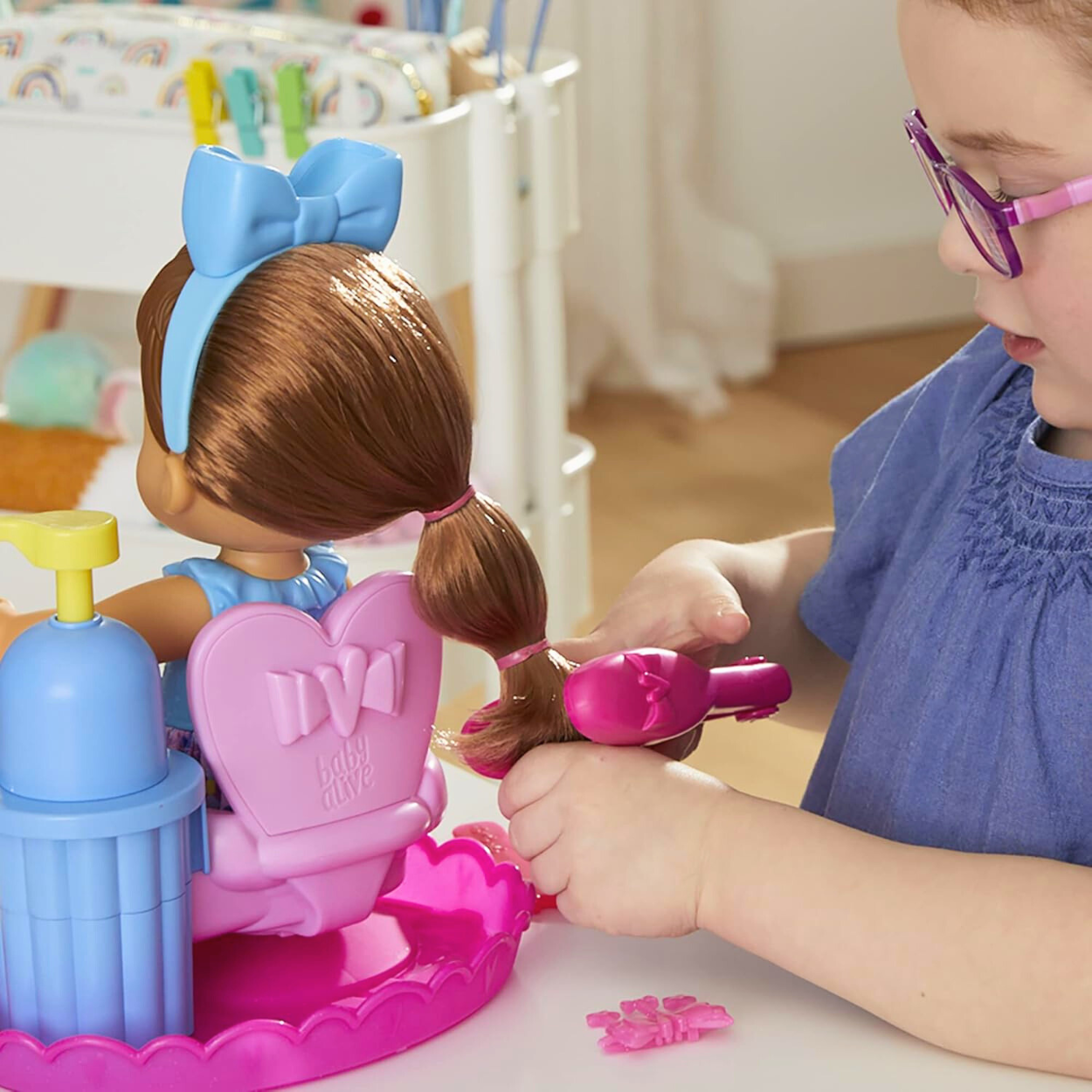 Baby Alive Peinados con Espuma Muñeca 30 cm