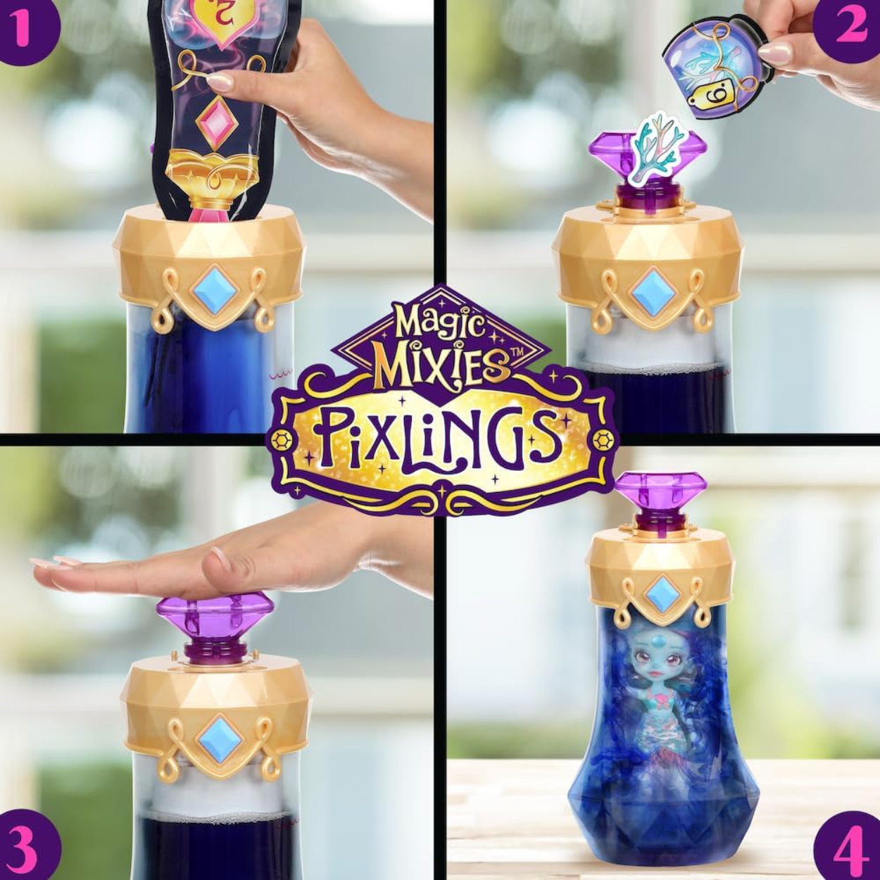 Muñca Serie Pixlings Shimmerverse de Magic Mixies