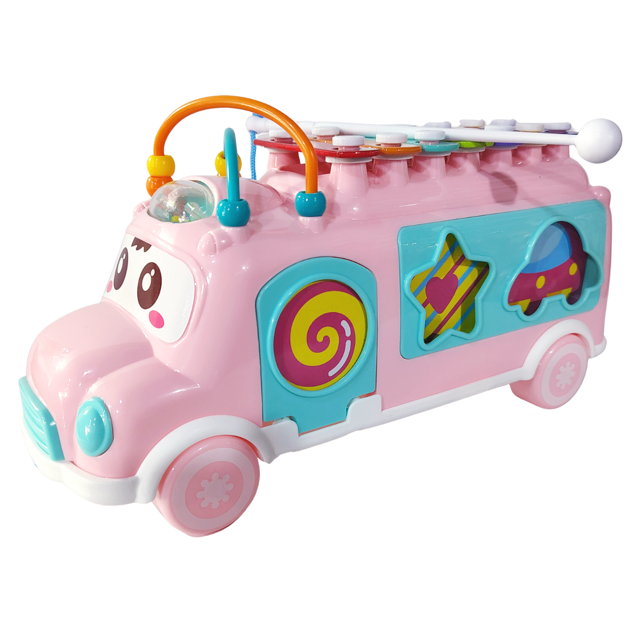 Autobús Musical Para Bebés con accesorios