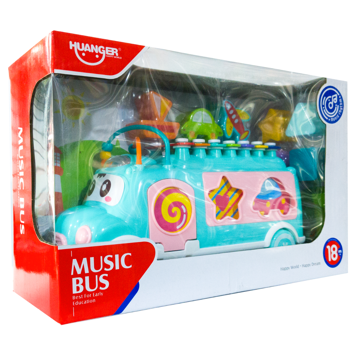 Autobús Musical Para Bebés con accesorios