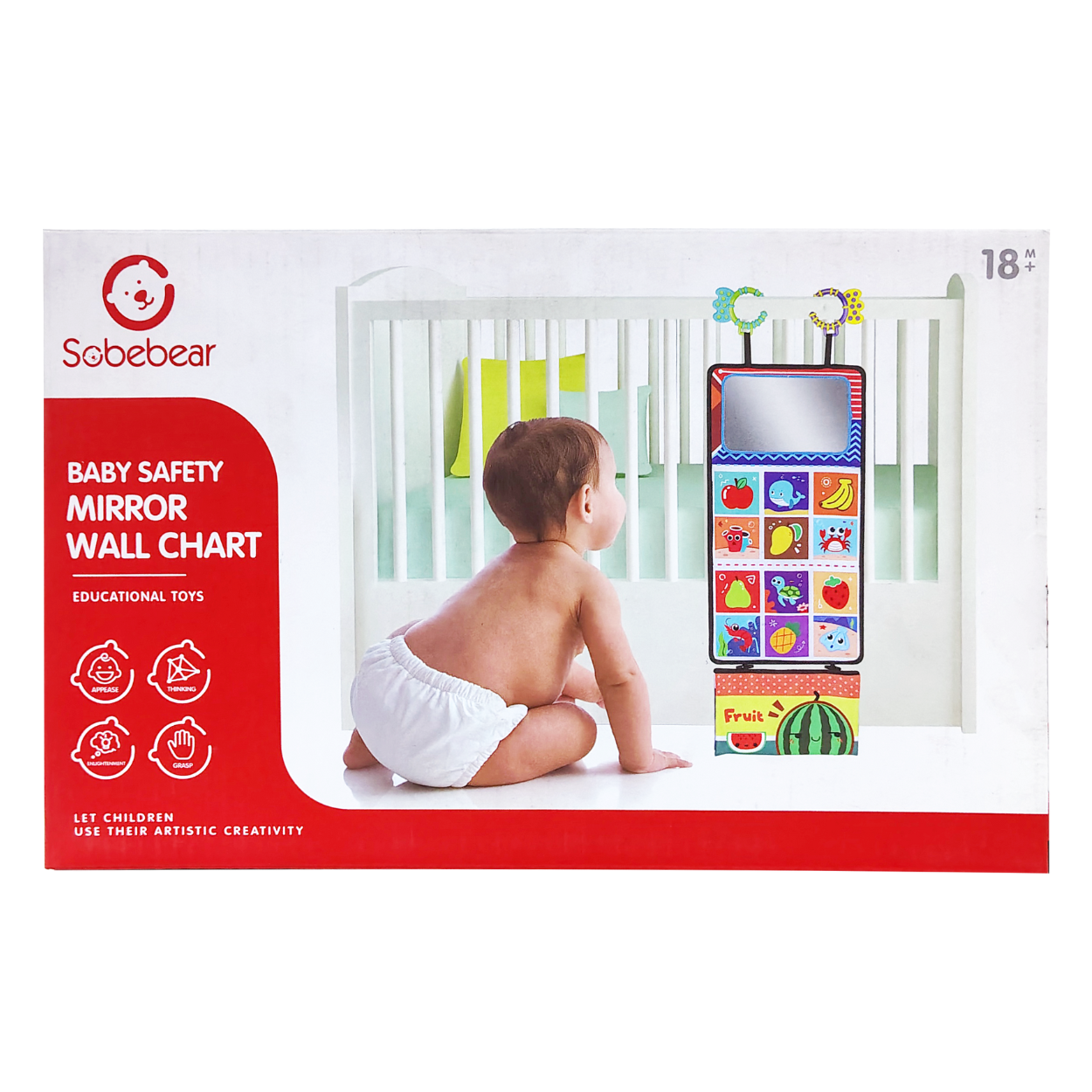 Espejo de cuna para bebés Sobebear