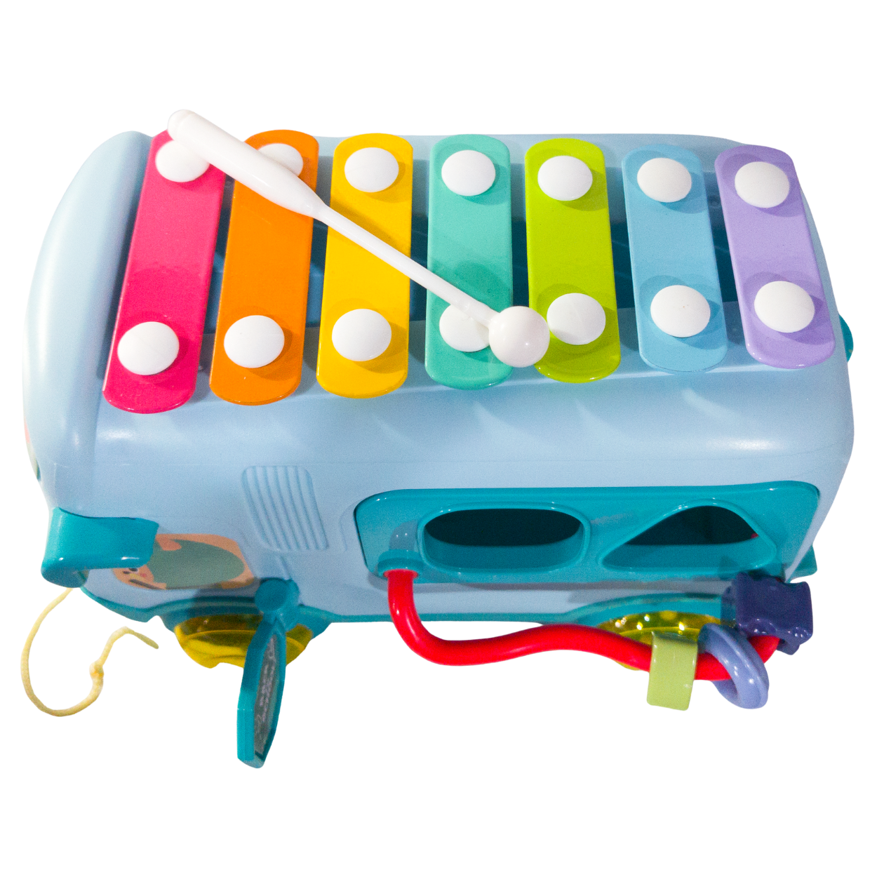 Autobús divertido para bebés con cuatro actividades Sobebear